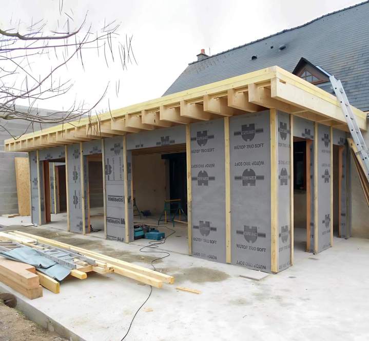 Agrandissement de votre espace de vie avec le bois.